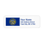 Nebraska Flag Return Address Labels