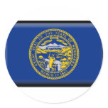 Nebraska Flag Sticker