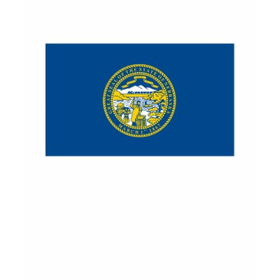 Nebraska Flag T-shirt by FlagTshirts