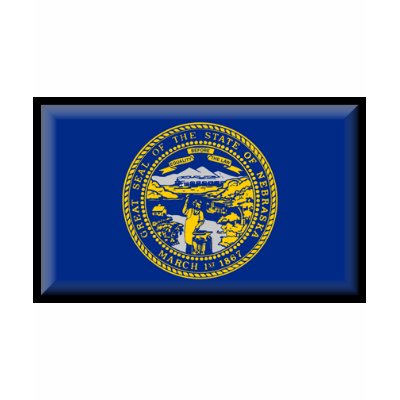 Nebraska Flag Tee Shirt by jacinto888