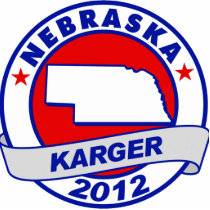 Nebraska Fred Karger Acrylic Cut Out
