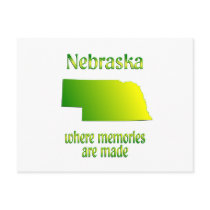 Nebraska Memories Postcard