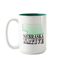 Nebraska Native mugs by SmartAssProducts Nebraska Native mugs