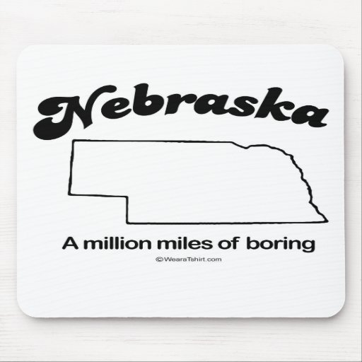 NEBRASKA "NEBRASKA STATE MOTTO" Tshirts and Gea Mouse Mat