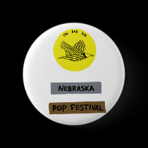 Nebraska Pop Festival buttons by electricneedleroom Nebraska Pop Festival buttons