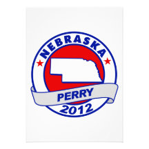 Nebraska Rick Perry Custom Invite