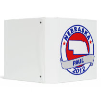 Nebraska Ron Paul Vinyl Binders