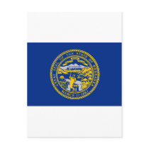 Nebraska State Flag Post Card