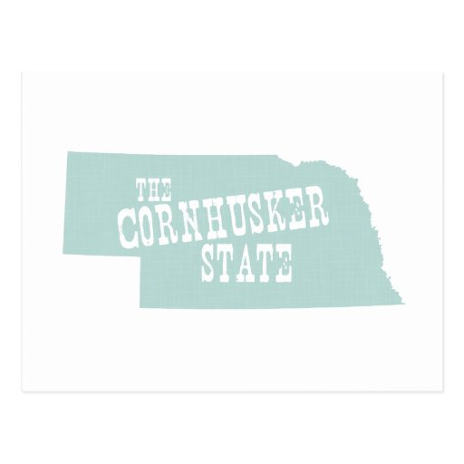Nebraska State Motto Slogan Postcard Zazzle