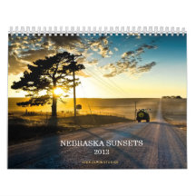 Nebraska Sunsets 2013 Wall Calendar