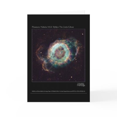Nebula NGC 6369 The Little Ghost Hubble Telescope Greeting Card by Space_Exploration