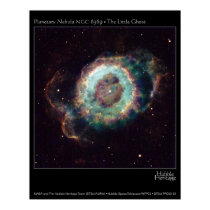 Nebula NGC 6369 The Little Ghost Hubble Telescope posters