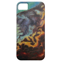 Nebula painting iPhone case art by Joyce Brandon iPhone 5 Covers