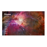 Nebulosa de NASAs Orión Tarjetas De Visita