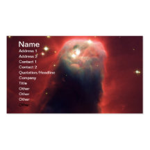 Nebulosa del cono de NASAs Plantillas De Tarjeta De Negocio