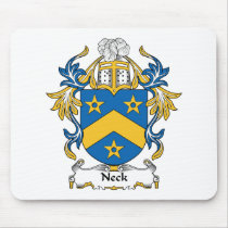 Neck Family Crest mousepads by coatsofarms Neck Family Crest mousepads