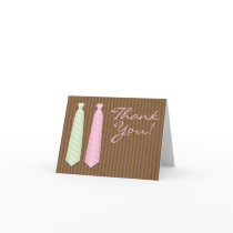 Neck Tie Gay Wedding "Thank You"
