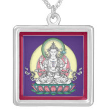 NECKLACE Avalokiteshvara (Chenrezig) - square