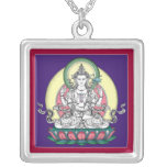 NECKLACE Avalokiteshvara - silver with pendant
