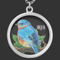 Necklace Initials Template - Bluebird necklaces
