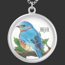 Necklace Initials Template - Bluebird necklaces