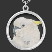 Necklace Initials Template - Cockatoo Parrot necklaces