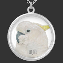 Necklace Initials Template - Cockatoo Parrot necklaces