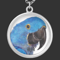 Necklace Initials Template - Parrot necklaces