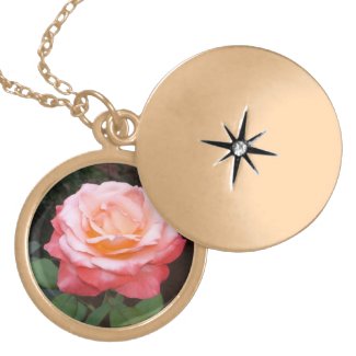 Necklace Locket Rose