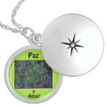 Necklace - Paz y Amor - Green