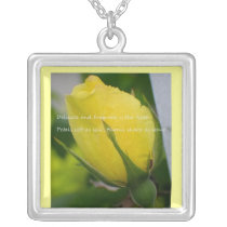 Necklace - Yellow Rose
