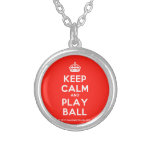 [Crown] keep calm and play ball  Necklaces