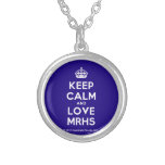 [Crown] keep calm and love mrhs  Necklaces
