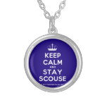 [Knitting crown] keep calm and stay scouse  Necklaces