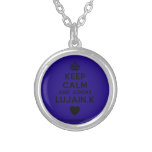 [Crown] keep calm and adore lujain.k [Love heart]  Necklaces