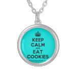[Crown] keep calm and eat cookies  Necklaces