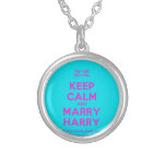 [UK Flag] keep calm and marry harry  Necklaces