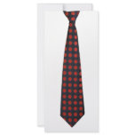 necktie personalized rack card