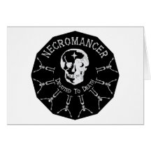 Necromancer Greeting Card