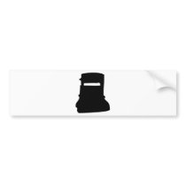 ned kelly mask bumper sticker