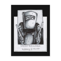 Ned Kelly: Wanted postcards