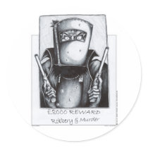Ned Kelly: Wanted stickers