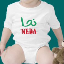 Neda in Farsi and English T-shirts and Apparel