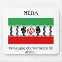 NEDA, The Rallying Cry Mousepad by HAslan NEDA, The Rallying Cry Mousepad