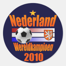 Nederland 2010 stickers