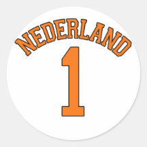 NEDERLAND Netherlands Baseball Dutch Power Stickers