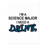 Need a Drink - Science Major Postcard