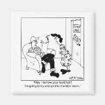 Need a Hard Hat For The Kid's Room Magnet