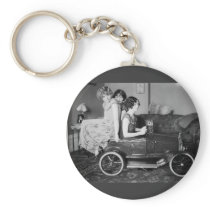 Need a Lift? 1920s Key Chain