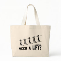 Need A Ski Lift Canvas Bag